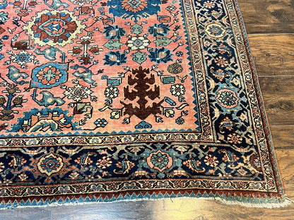 Rare Persian Sarouk Farahan Rug 9x15 – Antique Wool Carpet, Signed By Master Weaver - Nuvé