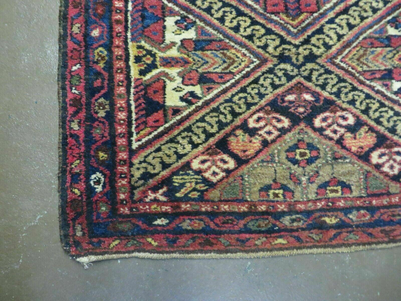 2' 6" X 9' Antique Handmade Turkish Anatolian Wool Runner Rug Nice - Nuvé