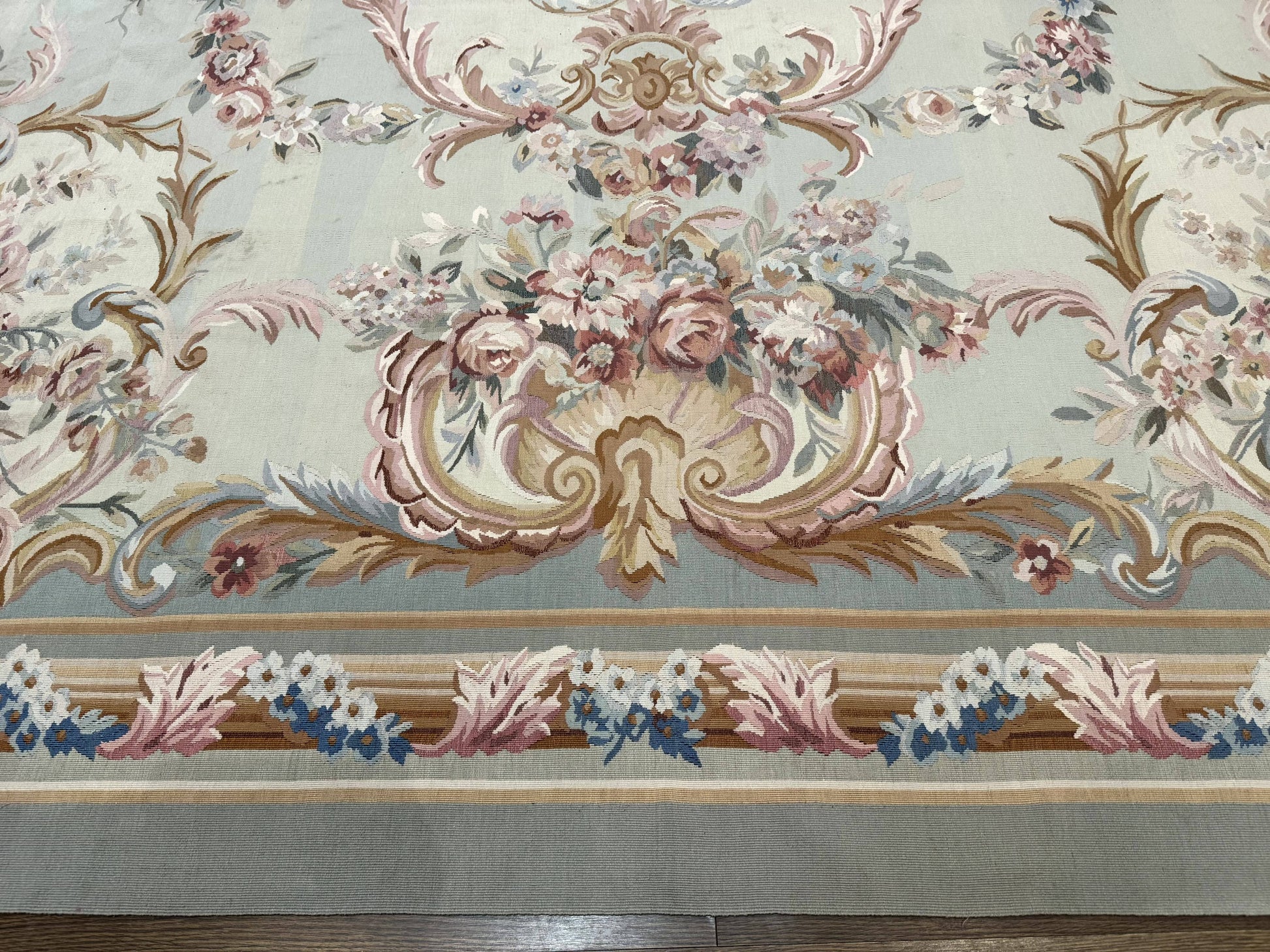 Palace Size Aubusson Rug 11x16, Large Aubusson Carpet - Nuvé