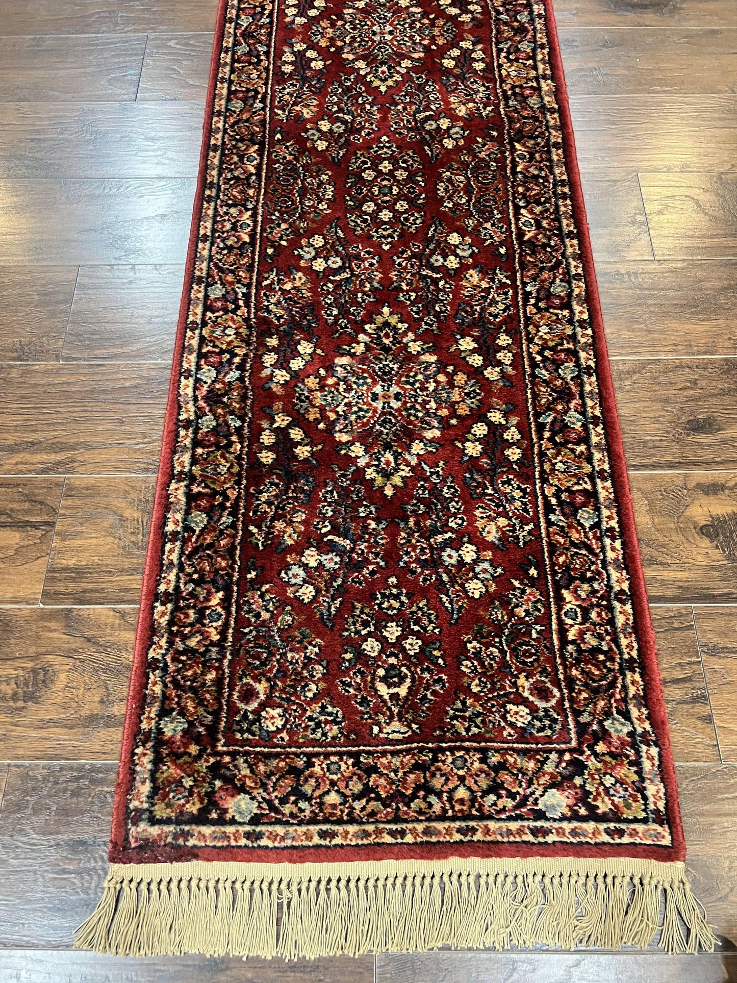 Antique Karastan Runner Rug 2x12, Karastan Sarouk #785, Original Collection, 700 Series, 2 x 12 Runner for Hallway, Wool Karastan Rug, Rare - Nuvé