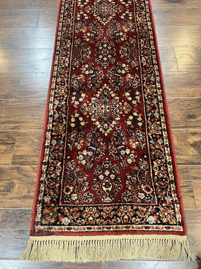 Antique Karastan Runner Rug 2x12, Karastan Sarouk #785, Original Collection, 700 Series, 2 x 12 Runner for Hallway, Wool Karastan Rug, Rare - Nuvé