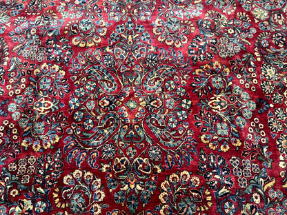 Palace Size Antique Persian Sarouk Rug 12x18 - Nuvé