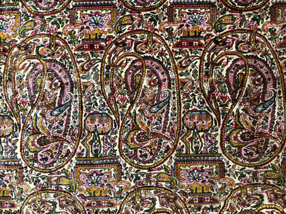 Rare Antique Persian Kerman Lavar Rug 9x12, Boteh Paisley Design - Nuvé