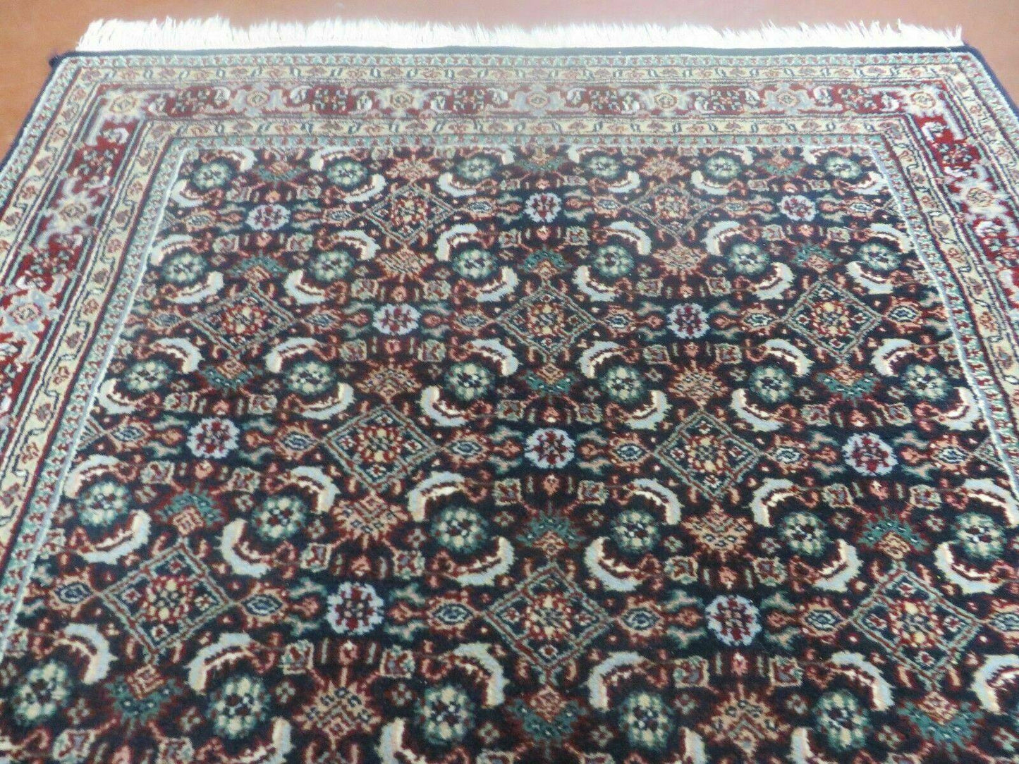 4' X 6' Vintage Handmade Indian Amristar Wool Rug Carpet Nice - Nuvé