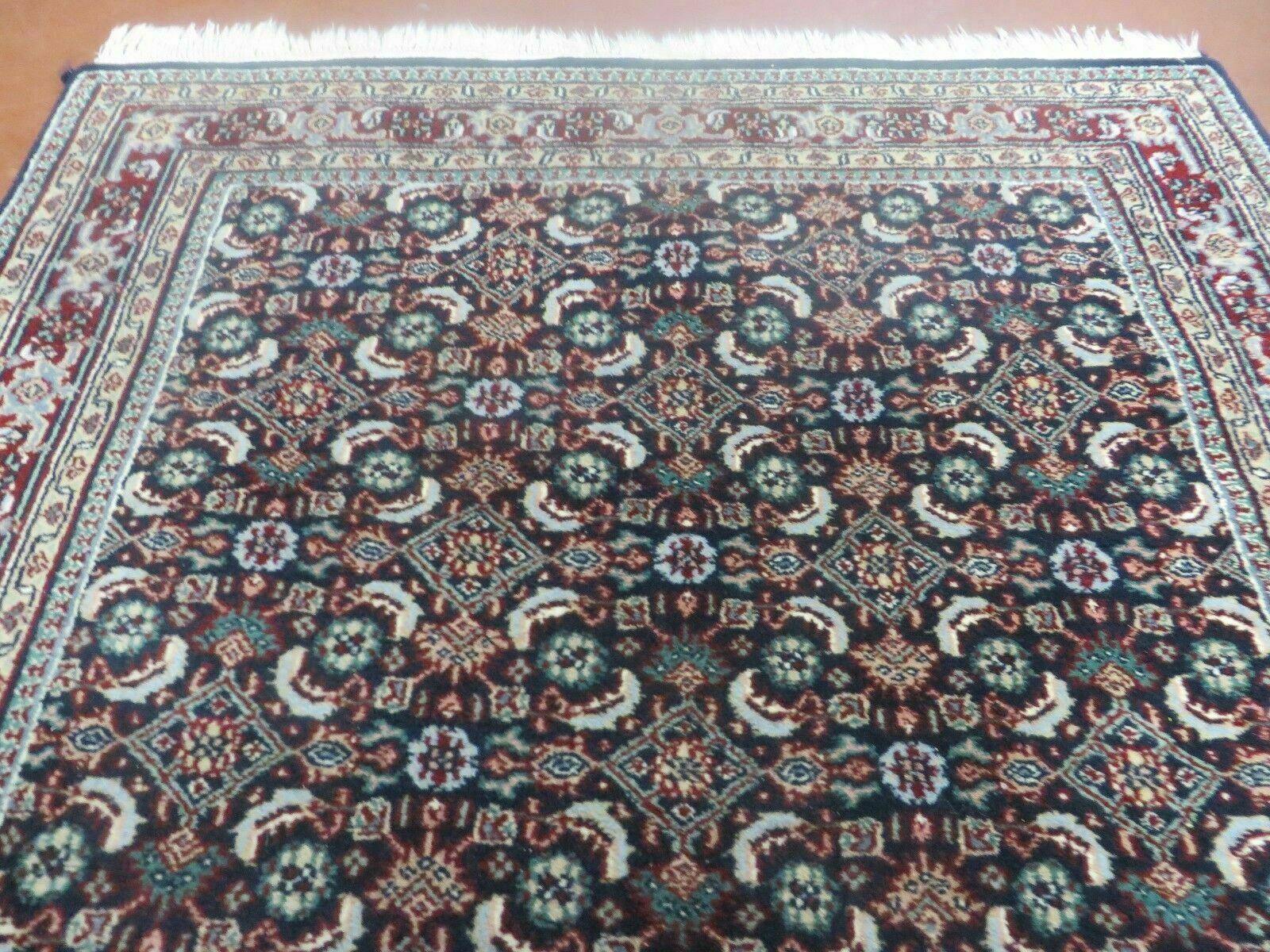 4' X 6' Vintage Handmade Indian Amristar Wool Rug Carpet Nice - Nuvé