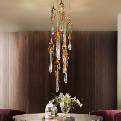 Modern branched chandelier - Nuvé