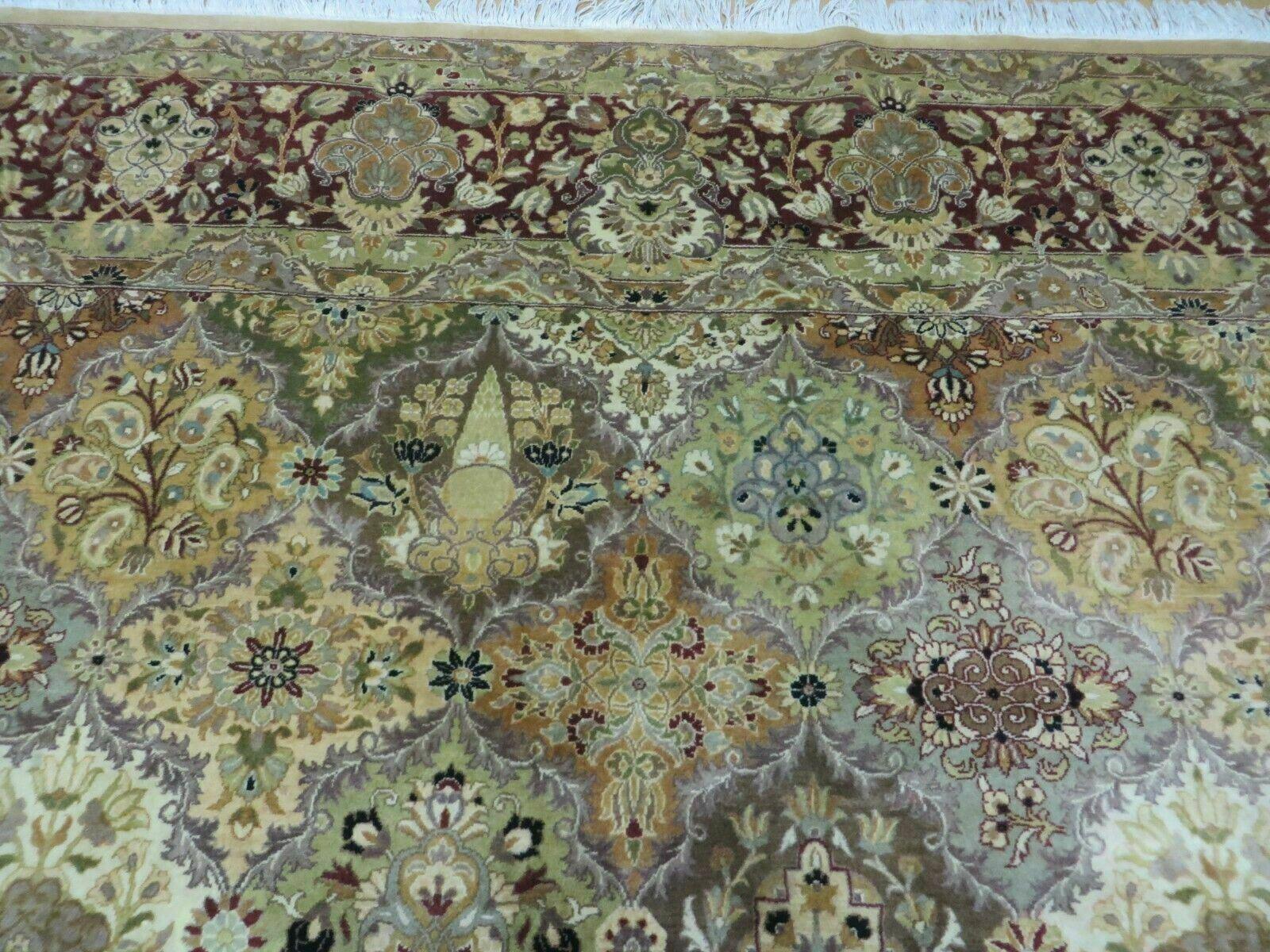 8' X 10' Safavieh Handmade Pakistan Oriental Floral Wool Rug Hand Knotted Organic - Nuvé