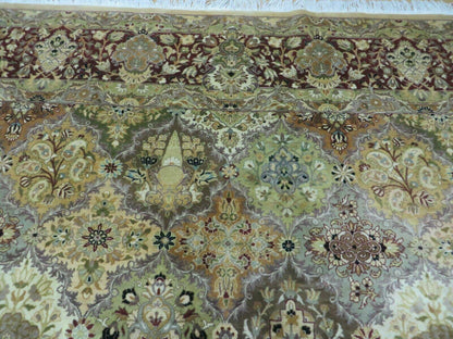 8' X 10' Safavieh Handmade Pakistan Oriental Floral Wool Rug Hand Knotted Organic - Nuvé