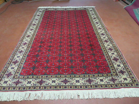 6' X 10' Vintage Handmade Turkish Sevas Kayseri Wool Rug Carpet Nice - Nuvé