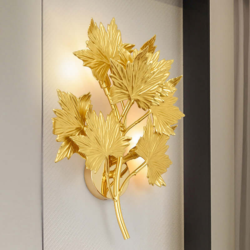 Maple Leaf Wall Sconce Light - Nuvé