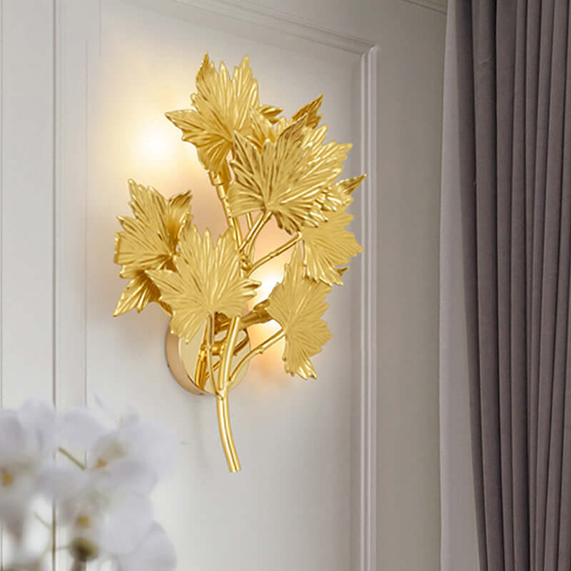 Maple Leaf Wall Sconce