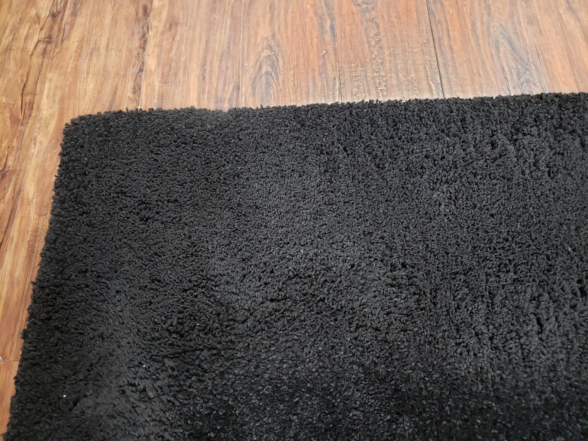 Black Shag Rug 8x10, Savafieh Milan Fluffy Black Carpet, Room Sized Shag Rug, Modern Contemporary Rug, Soft Living Room Rug, Bedroom Rug - Nuvé