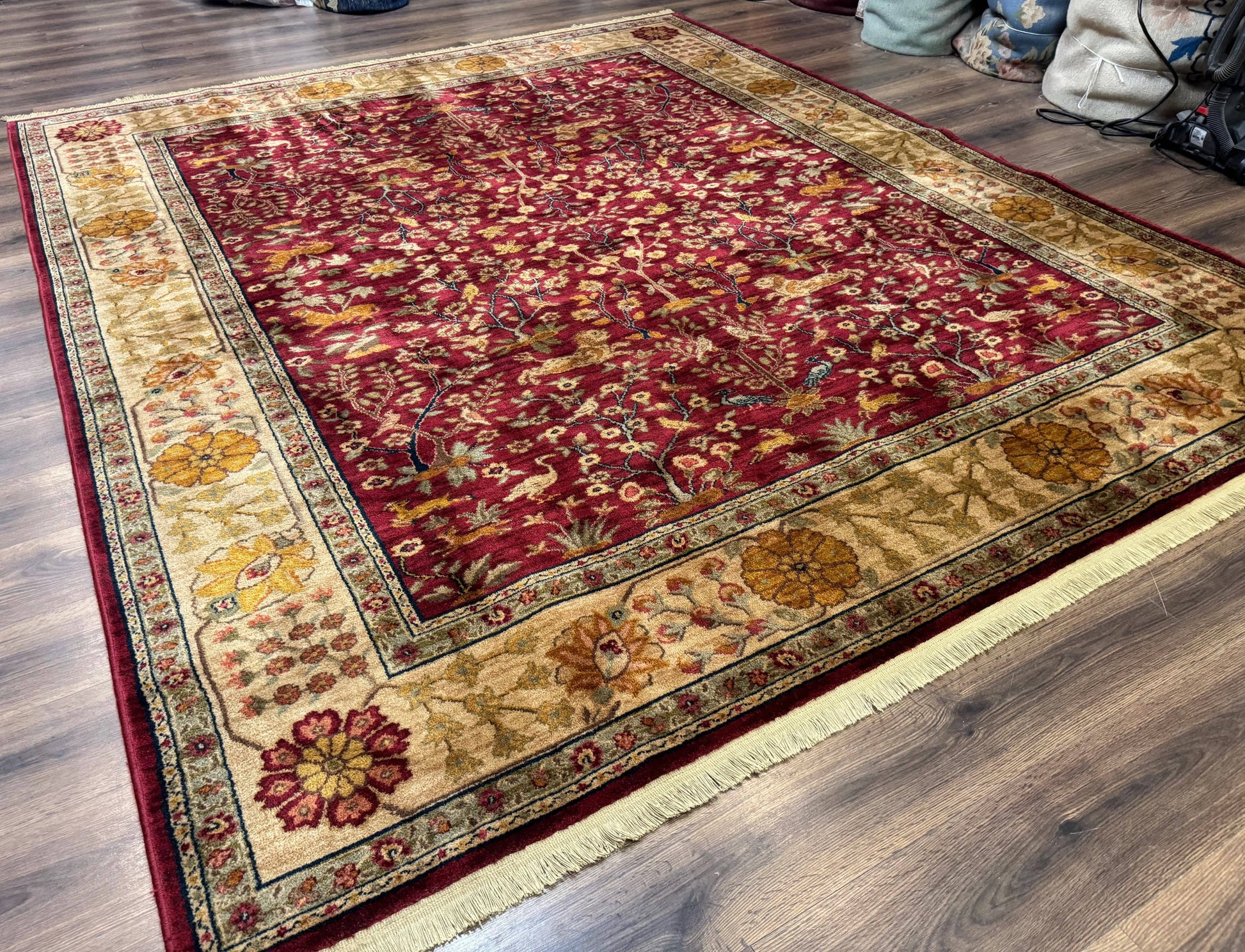 Karastan Rug 8.8 x 10, Antique Legends Emperor's Hunt 2200-204, Wool Vintage Discontinued Karastan - Nuvé