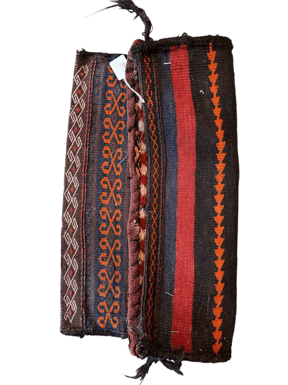 1900s Antique Persian Qashqayi Bag Face - 16" X 17" - Nuvé