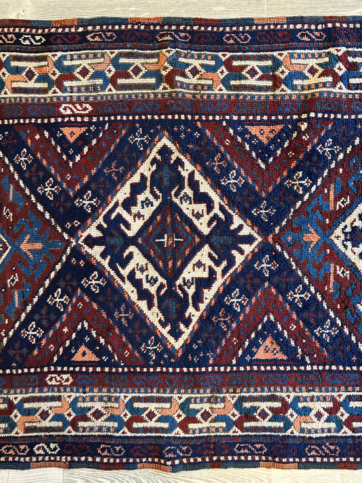 1920’s Antique Kurdish 4X3 Rug - Nuvé
