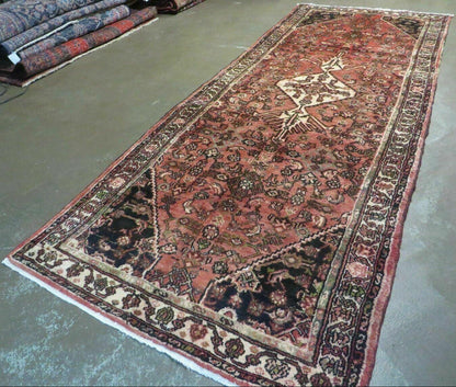 Persian Runner Rug 3.8 x 10, Red, Vintage - Nuvé