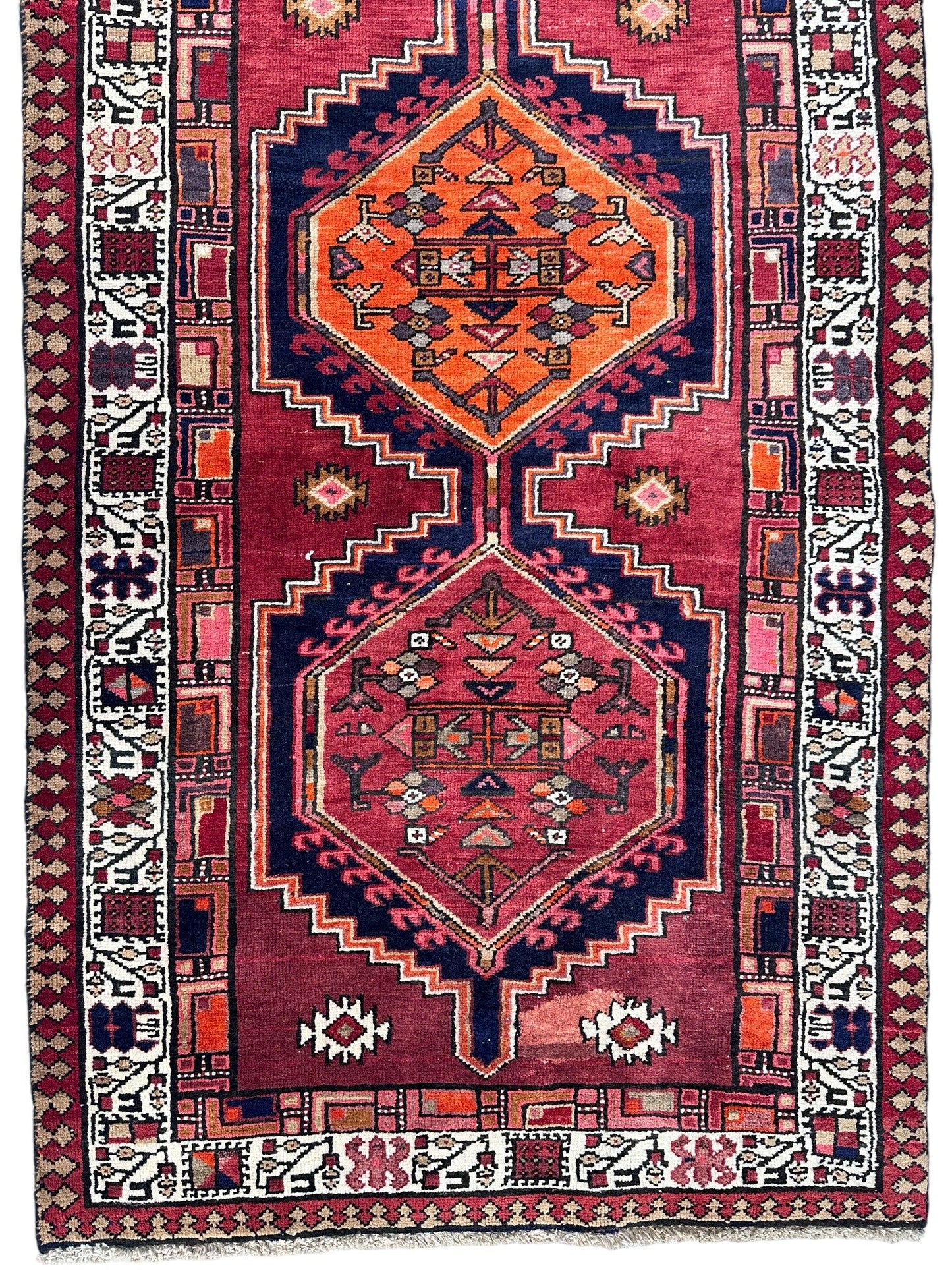 Vintage Persian Sarab Wool Runner Rug 3’4 x 10’7” - Nuvé