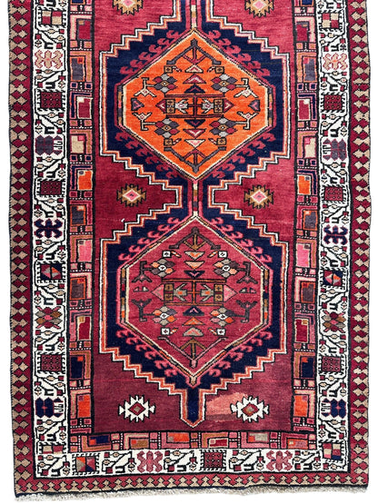 Vintage Persian Sarab Wool Runner Rug 3’4 x 10’7” - Nuvé