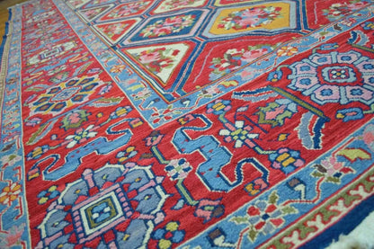 Handwoven Nourison Soumak SK43 Multicolor Area Rug – 8'5" x 11'7" – Professionally Cleaned - Nuvé