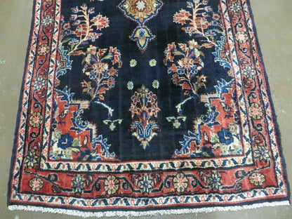 Persian Runner Rug 4x11, Navy Blue Antique Lilihan Runner - Nuvé