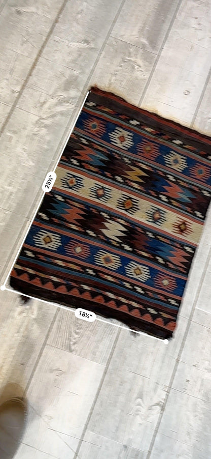 19th C Antique Tribal Shahsavan Caucasian Mafrash Panel, Bagface - 26" X 18" - Nuvé