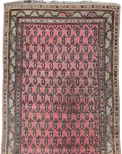 Antique Armenian Karabakh Wool Runner – 3’3” x 12’8” – Hand-Knotted Long Corridor Rug - Nuvé