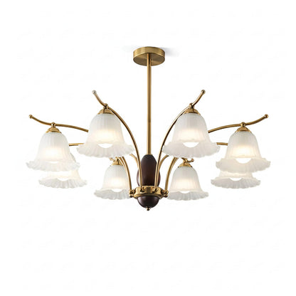 Flora Brass Chandelier - Nuvé