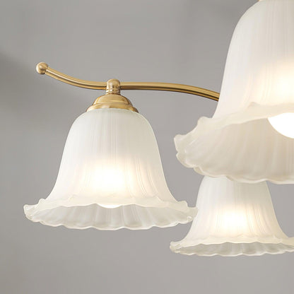 Flora Brass Chandelier - Nuvé
