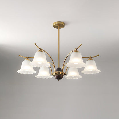 Flora Brass Chandelier - Nuvé