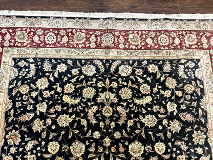 Black Pak Persian Rug 8x10, Floral Allover - Nuvé