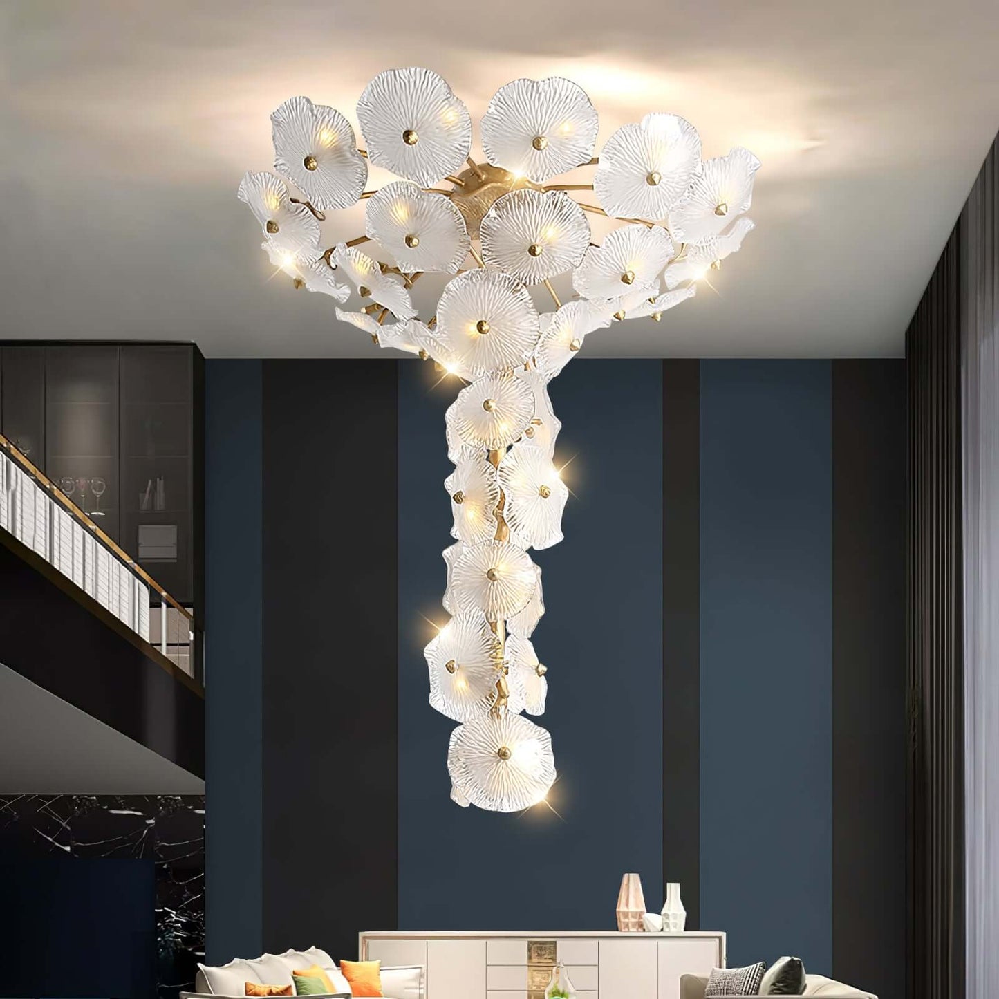 Nenufar Water Lily Chandelier - Nuvé