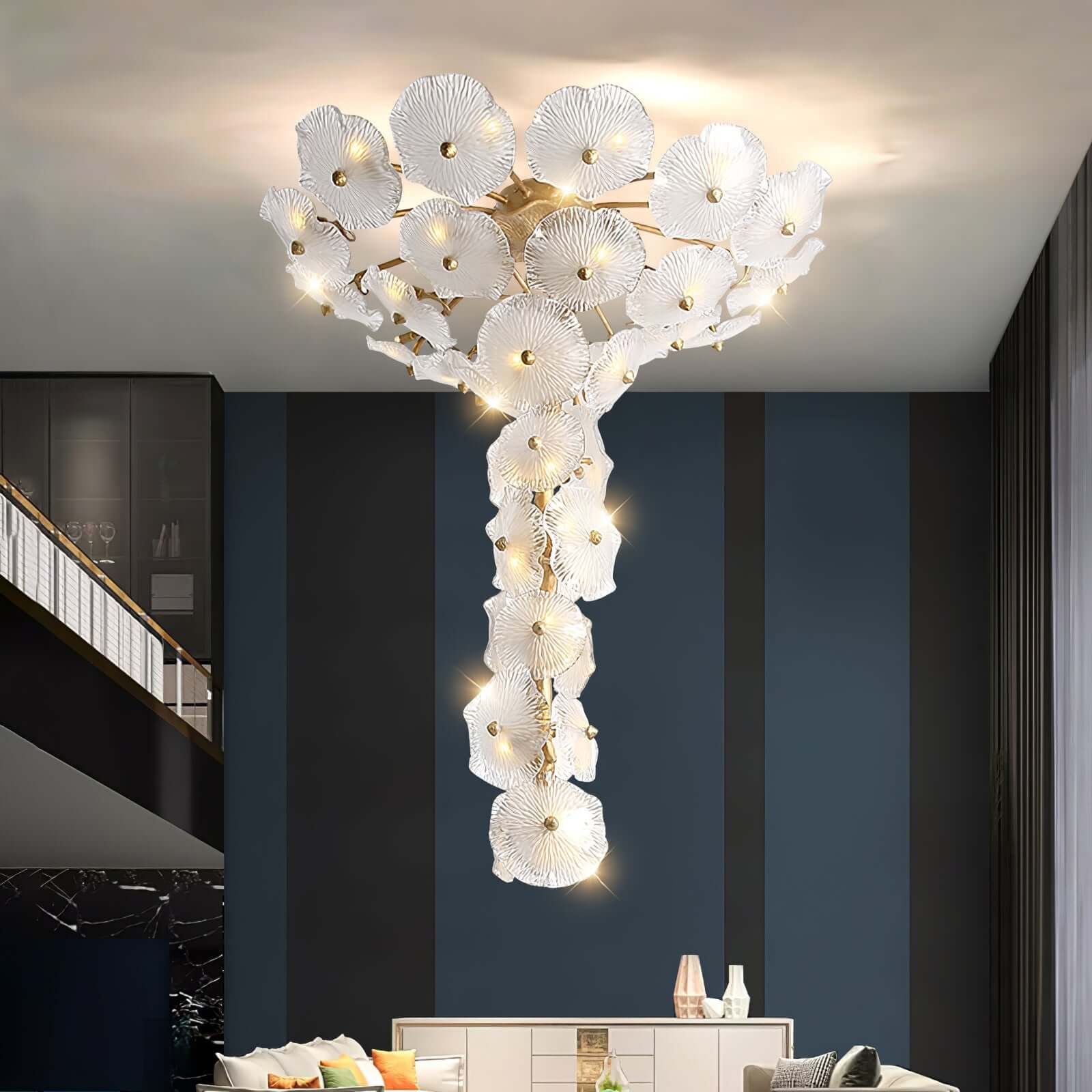 Nenufar Water Lily Chandelier - Nuvé