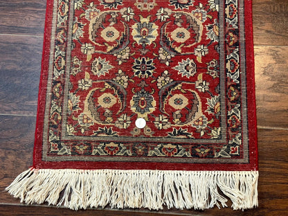Small Pak Persian Handmade Wool Rug 1.7 x 2, Red - Nuvé