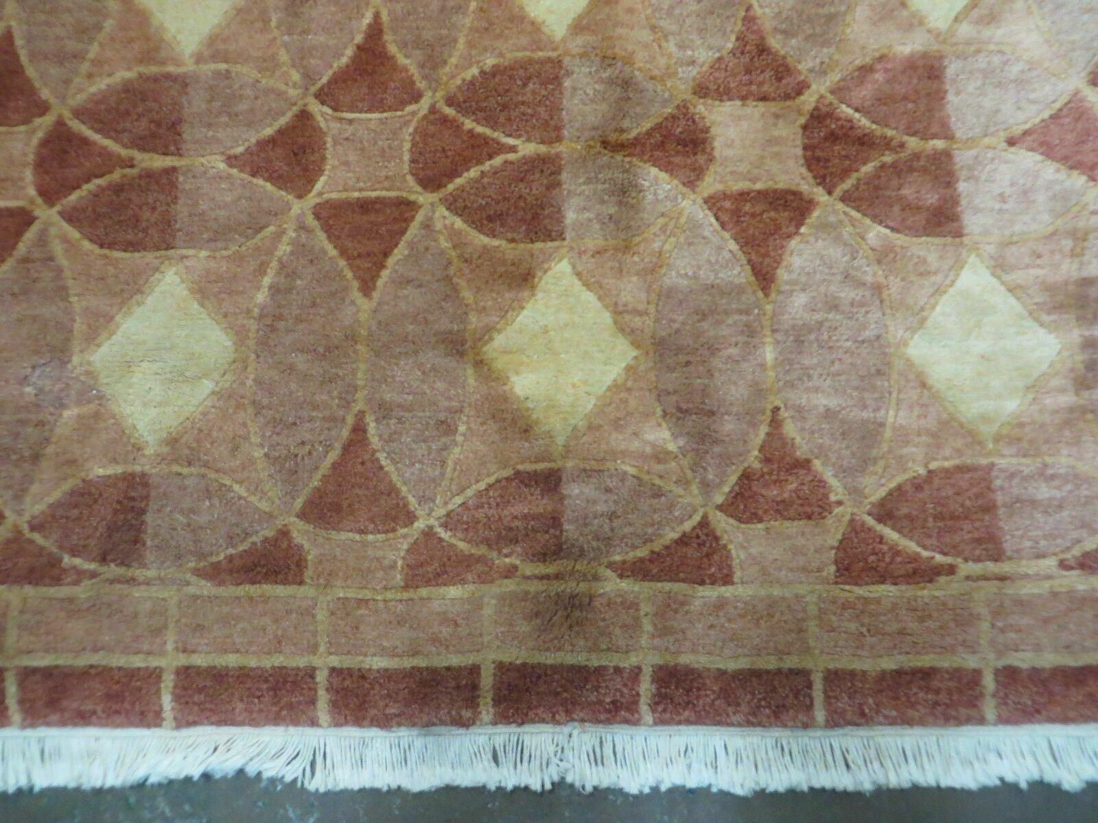 5' X 7' Modern Tibetan Nepal Art Deco Chinese Hand Knotted Wool Rug Decorative Contemporary Home Décor - Nuvé