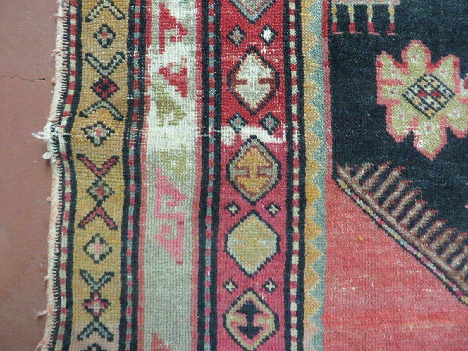 5' X 9' Antique Karabagh Caucasian Rug Handmade Wool Carpet Organic Dyes Nice - Nuvé