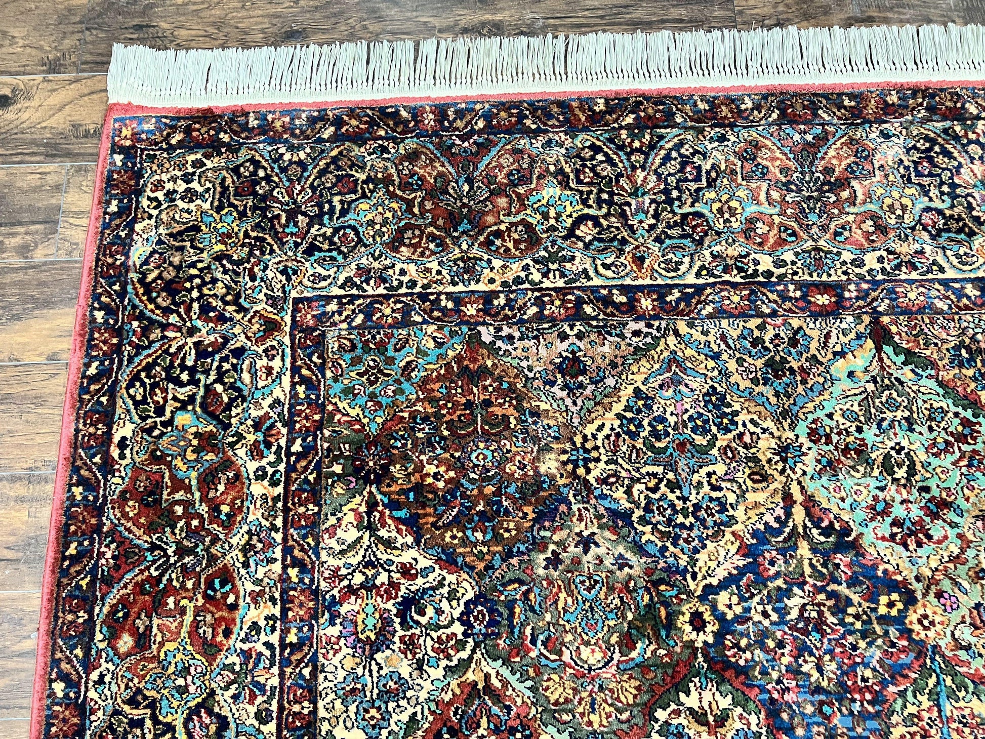 Karastan Multicolor Panel Kirman Rug #717, Wool Karastan Rug 12 x 16, Extra Large Karastan Area Rug, Original Karastan Collection 700 Series - Nuvé