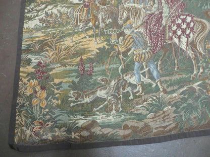 4' X 5' Vintage Tapestry Belgium Hand Loomed Victorian Nice 90f - Nuvé