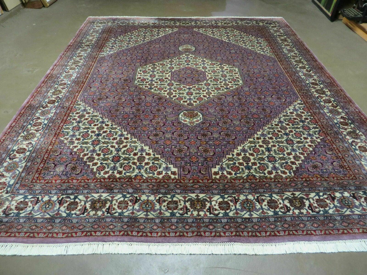8' X 10' Vintage Fine Handmade India Wool Rug Hand Knotted Carpet Detailed Nice - Nuvé