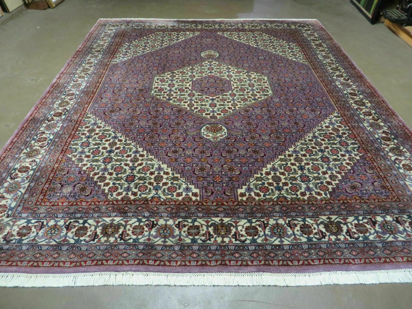 8' X 10' Vintage Fine Handmade India Wool Rug Hand Knotted Carpet Detailed Nice - Nuvé