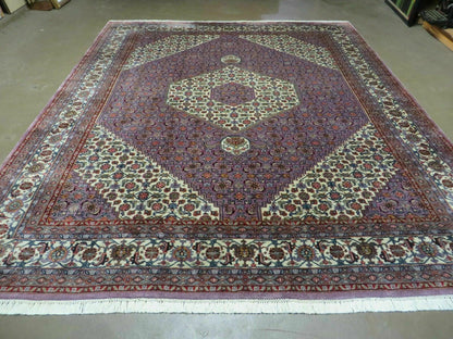 8' X 10' Vintage Fine Handmade India Wool Rug Hand Knotted Carpet Detailed Nice - Nuvé