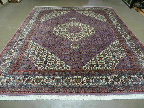 8' X 10' Vintage Fine Handmade India Wool Rug Hand Knotted Carpet Detailed Nice - Nuvé