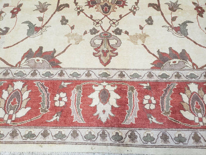 9' X 12' One-Of-A-Kind William Pak Peshawar Hand-knotted Wool Rug Nice - Nuvé