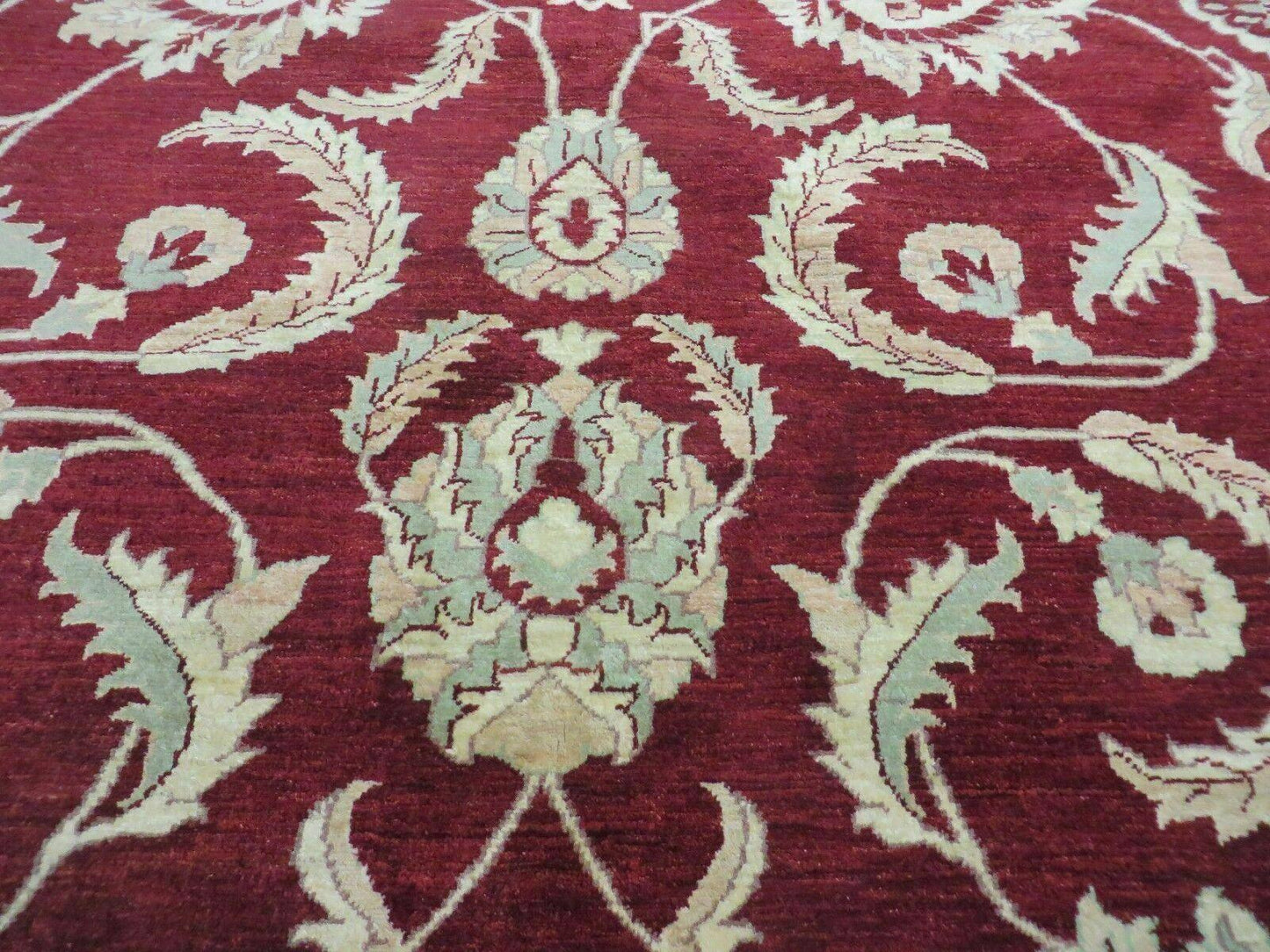 8' X 10' Vintage Fine Handmade Peshawar Agra Chobi Rug - Nuvé
