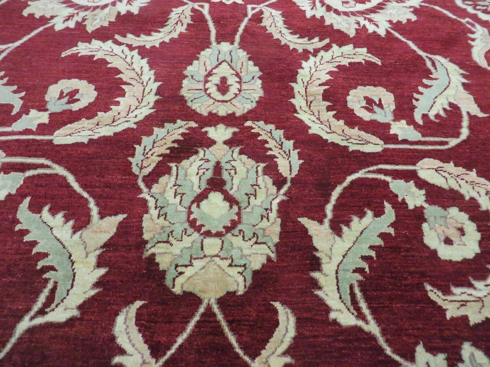 8' X 10' Vintage Fine Handmade Peshawar Agra Chobi Rug - Nuvé