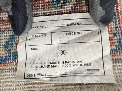 Peshawar Rug 5x7, Wool Hand Knotted Handmade Vintage Carpet, Serapi Design, Pakistani Rug 5 x 7 ft, Medium Sized, Geometric Rug - Nuvé