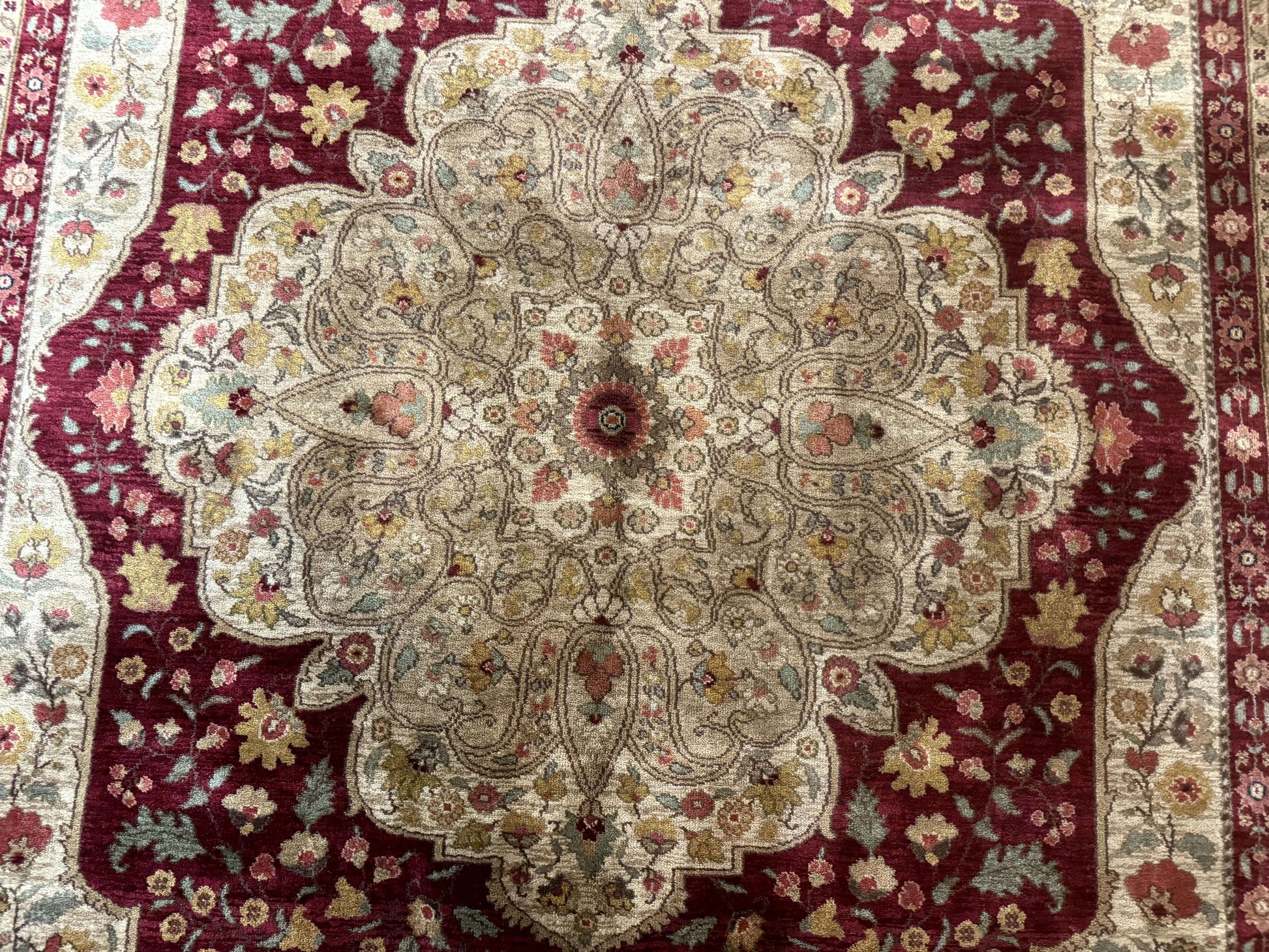Karastan Rug 8.8 x 12, Antique Legends Royal Tabriz, Wool Pile, Vintage, Rare - Nuvé