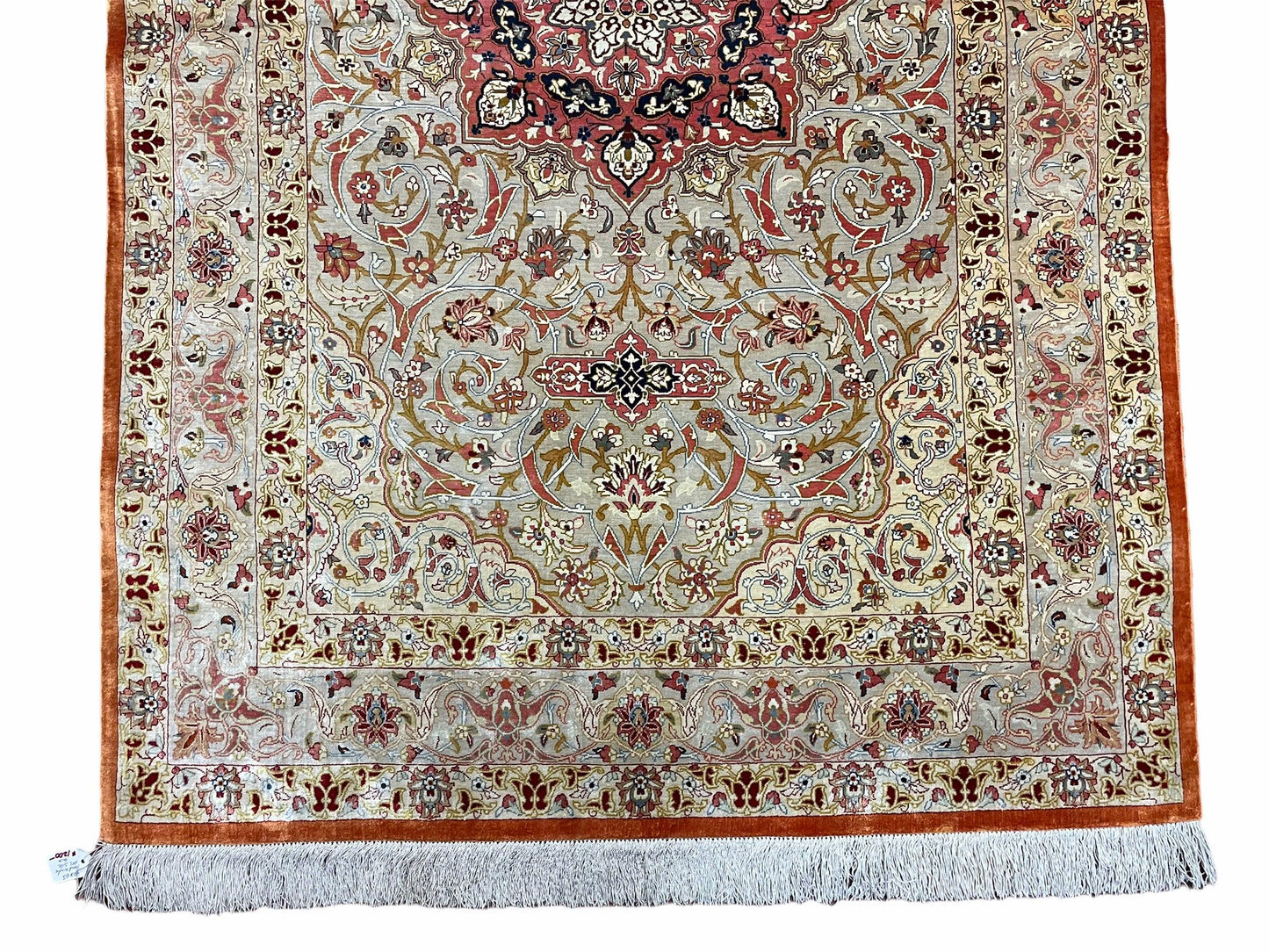 3' X 5' Vintage Fine Handmade Turkish Oriental Silk Rug 900 KPSI Wow - Nuvé