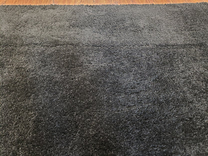 Black Shag Rug 8x10, Savafieh Milan Fluffy Black Carpet, Room Sized Shag Rug, Modern Contemporary Rug, Soft Living Room Rug, Bedroom Rug - Nuvé