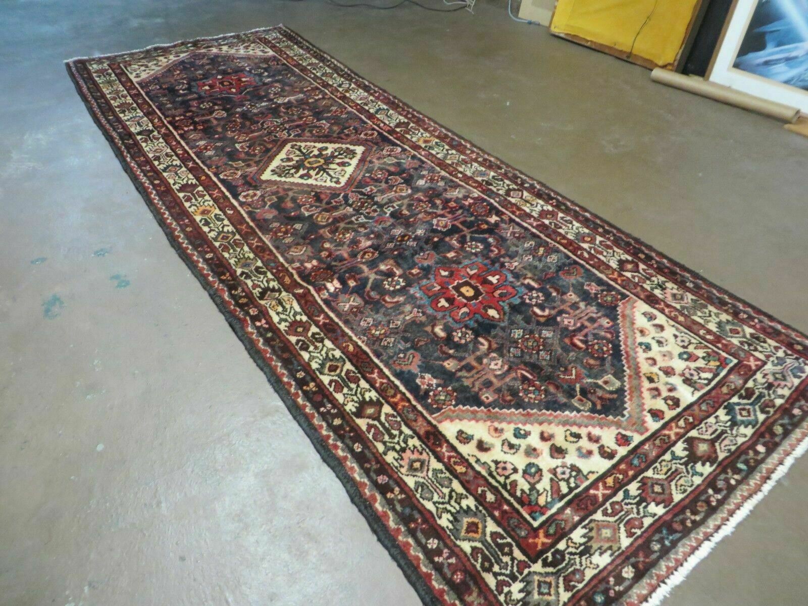 3' 6" X 10' 3" Antique Handmade Turkish Wool Runner Rug - Nuvé