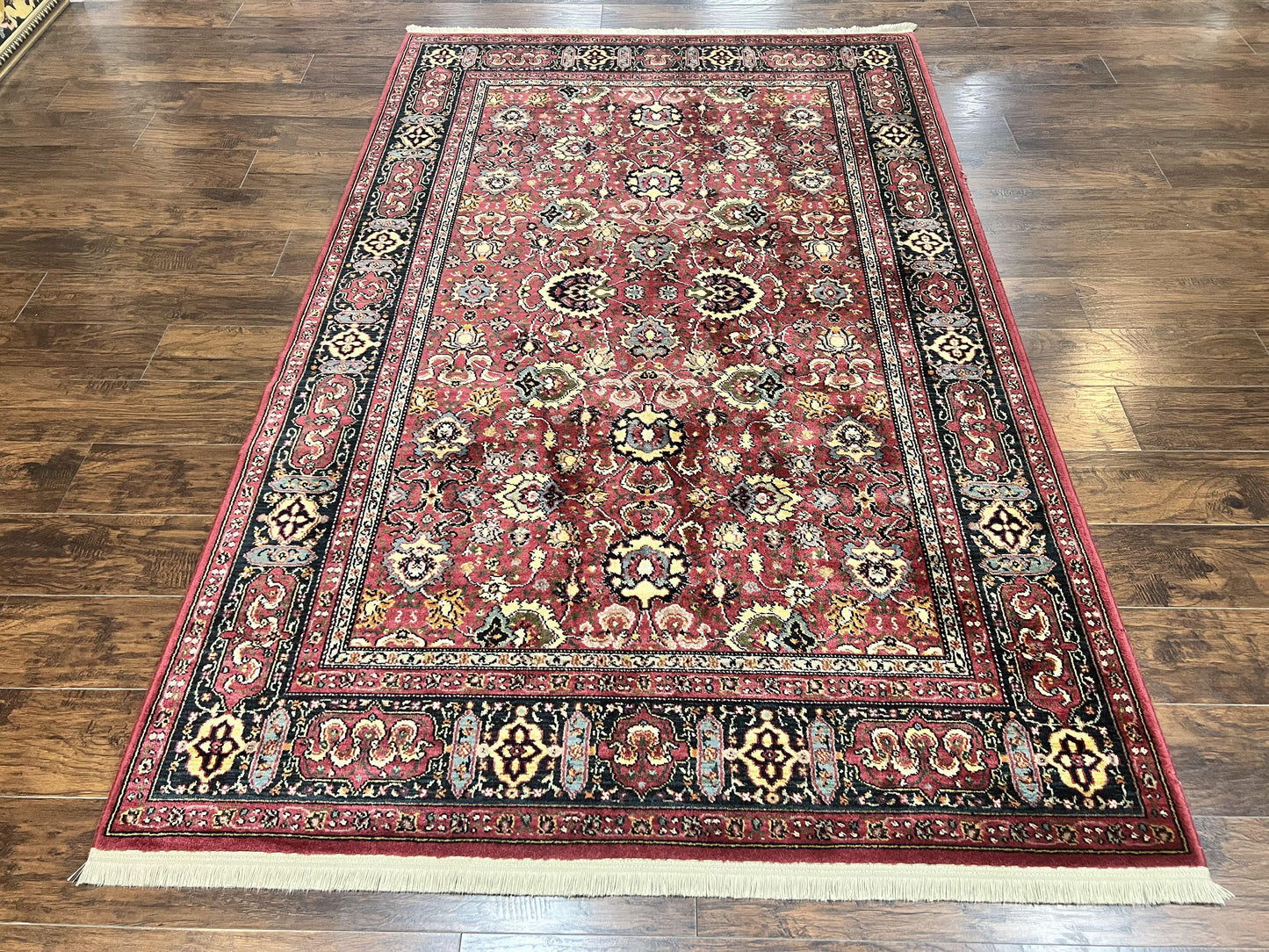 Karastan Rug 6x9, Williamsburg Herati #558, Wool Karastan Carpet, Vintage Karastan Persian Area Rug, Wool Pile - Nuvé